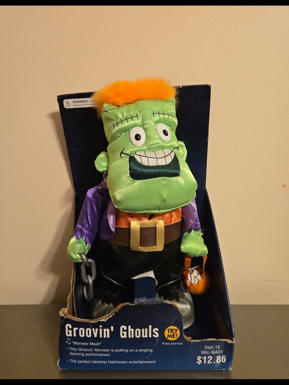 Halloween Frankenstein Groovin Ghouls Musical Decoration